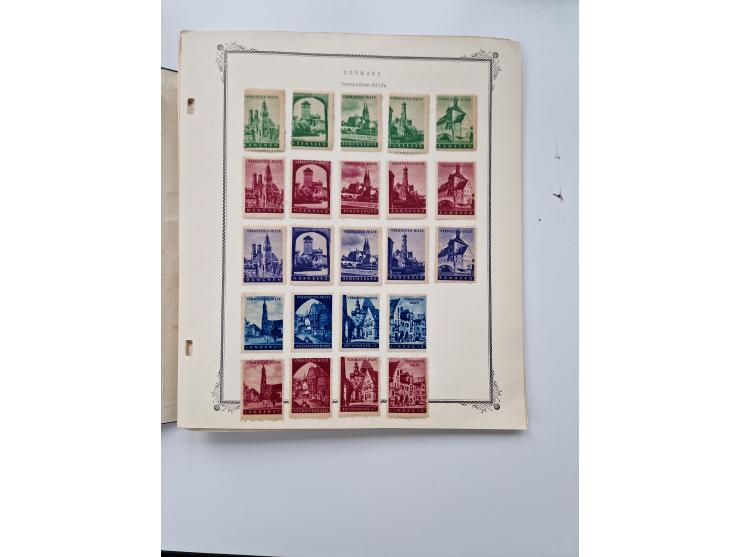 VIGNETTEN: 1896/1960 (ca.), hochinteressanter Bestand mit einigen Tausend Vignetten, Verschluss- und Siegelmarken, später Spe