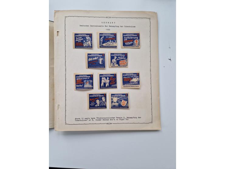 VIGNETTEN: 1896/1960 (ca.), hochinteressanter Bestand mit einigen Tausend Vignetten, Verschluss- und Siegelmarken, später Spe