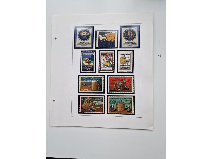 VIGNETTEN: 1896/1960 (ca.), hochinteressanter Bestand mit einigen Tausend Vignetten, Verschluss- und Siegelmarken, später Spe