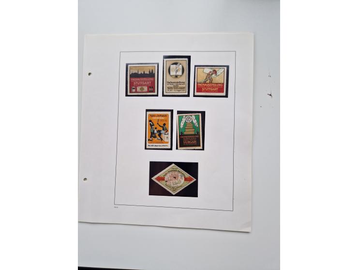 VIGNETTEN: 1896/1960 (ca.), hochinteressanter Bestand mit einigen Tausend Vignetten, Verschluss- und Siegelmarken, später Spe