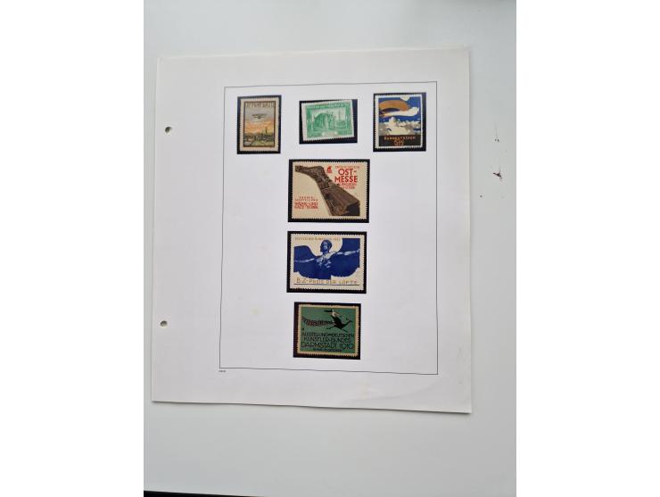 VIGNETTEN: 1896/1960 (ca.), hochinteressanter Bestand mit einigen Tausend Vignetten, Verschluss- und Siegelmarken, später Spe