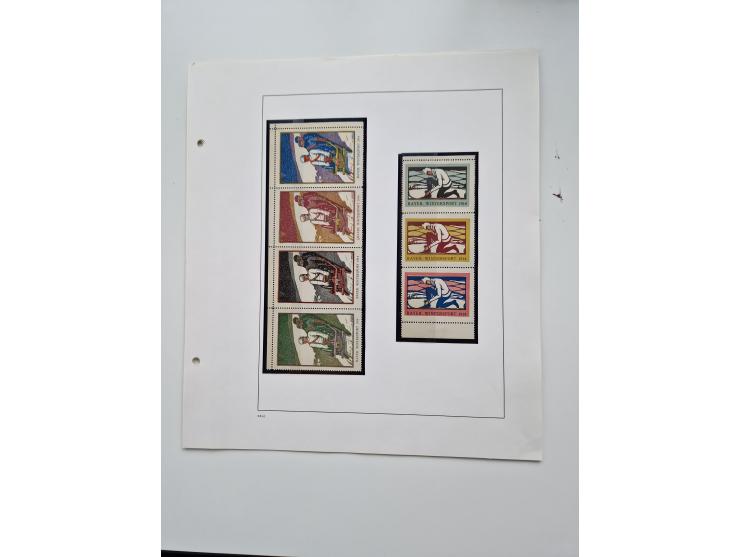 VIGNETTEN: 1896/1960 (ca.), hochinteressanter Bestand mit einigen Tausend Vignetten, Verschluss- und Siegelmarken, später Spe