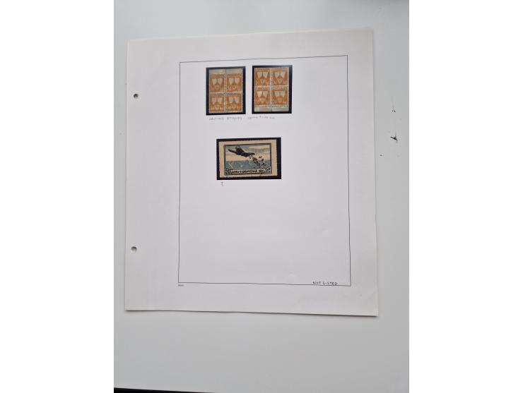 VIGNETTEN: 1896/1960 (ca.), hochinteressanter Bestand mit einigen Tausend Vignetten, Verschluss- und Siegelmarken, später Spe