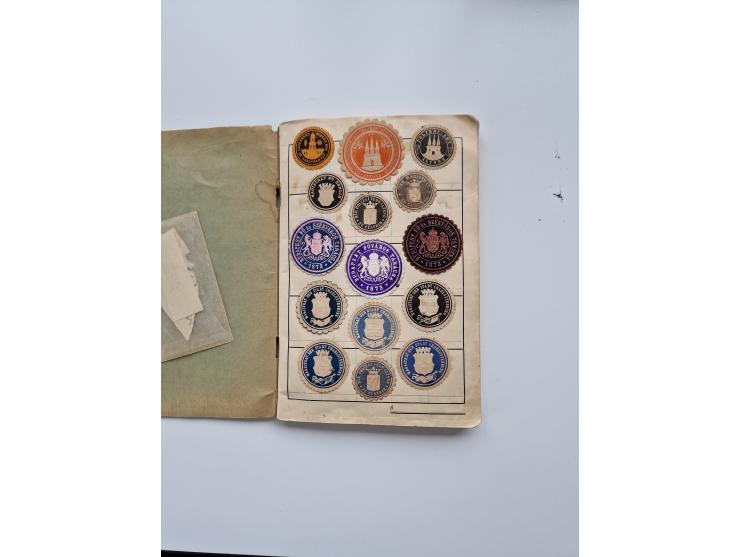 VIGNETTEN: 1896/1960 (ca.), hochinteressanter Bestand mit einigen Tausend Vignetten, Verschluss- und Siegelmarken, später Spe