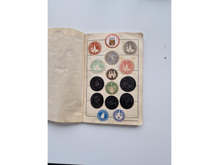 VIGNETTEN: 1896/1960 (ca.), hochinteressanter Bestand mit einigen Tausend Vignetten, Verschluss- und Siegelmarken, später Spe