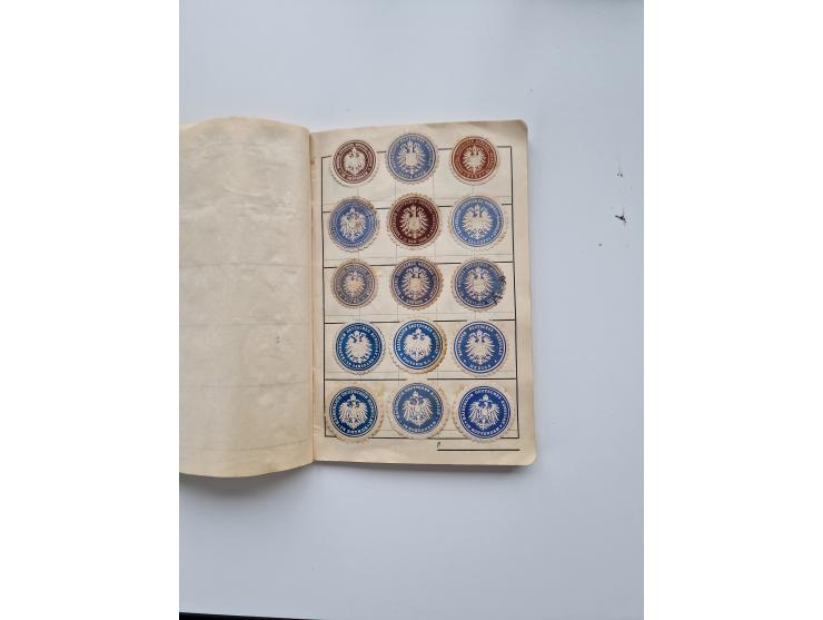 VIGNETTEN: 1896/1960 (ca.), hochinteressanter Bestand mit einigen Tausend Vignetten, Verschluss- und Siegelmarken, später Spe