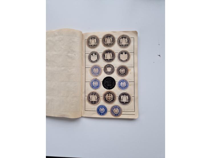 VIGNETTEN: 1896/1960 (ca.), hochinteressanter Bestand mit einigen Tausend Vignetten, Verschluss- und Siegelmarken, später Spe