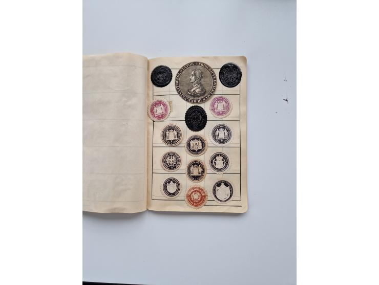 VIGNETTEN: 1896/1960 (ca.), hochinteressanter Bestand mit einigen Tausend Vignetten, Verschluss- und Siegelmarken, später Spe