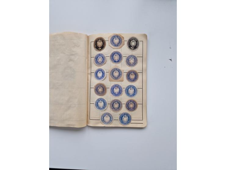 VIGNETTEN: 1896/1960 (ca.), hochinteressanter Bestand mit einigen Tausend Vignetten, Verschluss- und Siegelmarken, später Spe