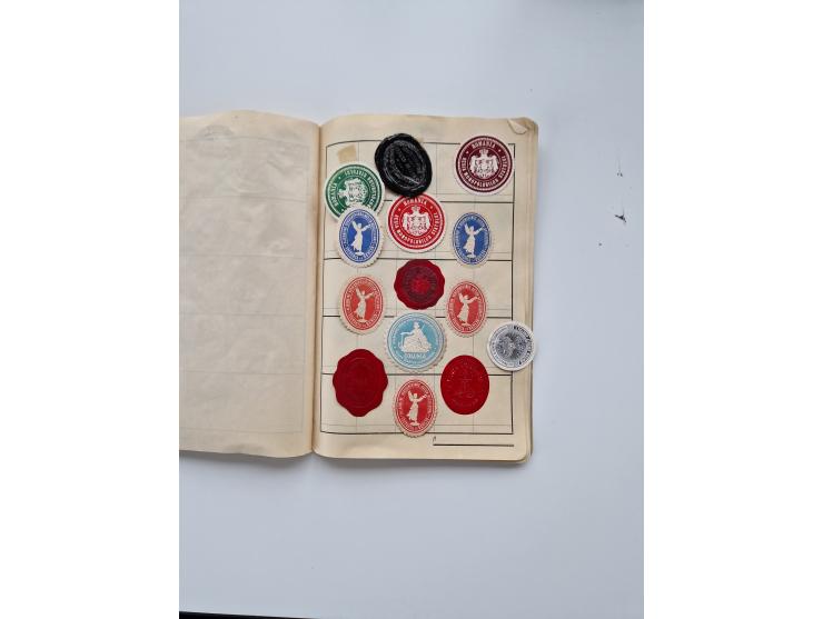 VIGNETTEN: 1896/1960 (ca.), hochinteressanter Bestand mit einigen Tausend Vignetten, Verschluss- und Siegelmarken, später Spe