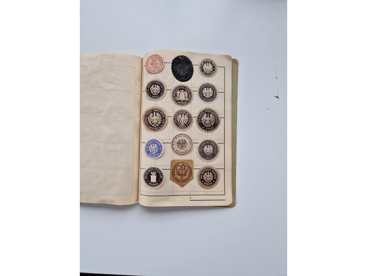 VIGNETTEN: 1896/1960 (ca.), hochinteressanter Bestand mit einigen Tausend Vignetten, Verschluss- und Siegelmarken, später Spe