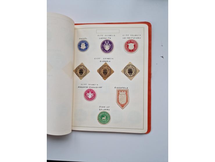 VIGNETTEN: 1896/1960 (ca.), hochinteressanter Bestand mit einigen Tausend Vignetten, Verschluss- und Siegelmarken, später Spe