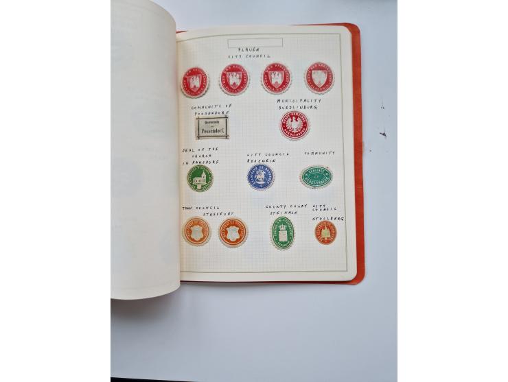 VIGNETTEN: 1896/1960 (ca.), hochinteressanter Bestand mit einigen Tausend Vignetten, Verschluss- und Siegelmarken, später Spe