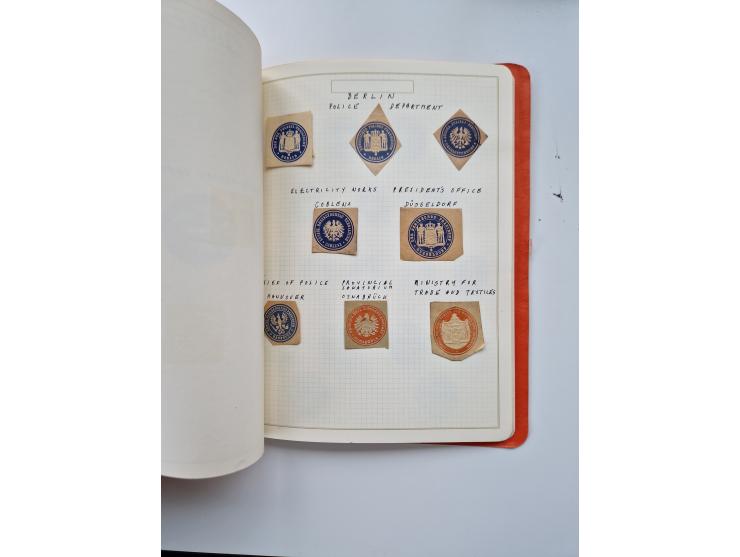 VIGNETTEN: 1896/1960 (ca.), hochinteressanter Bestand mit einigen Tausend Vignetten, Verschluss- und Siegelmarken, später Spe