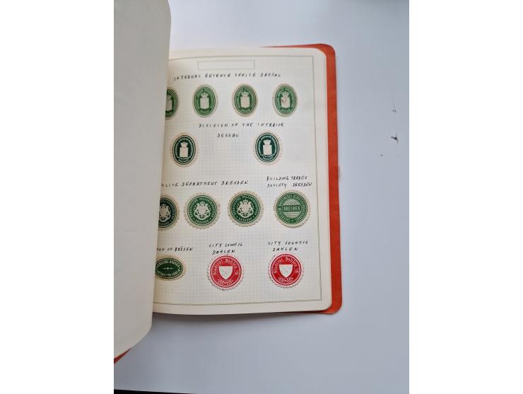 VIGNETTEN: 1896/1960 (ca.), hochinteressanter Bestand mit einigen Tausend Vignetten, Verschluss- und Siegelmarken, später Spe