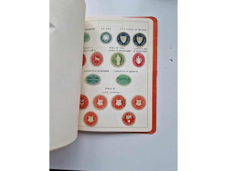 VIGNETTEN: 1896/1960 (ca.), hochinteressanter Bestand mit einigen Tausend Vignetten, Verschluss- und Siegelmarken, später Spe