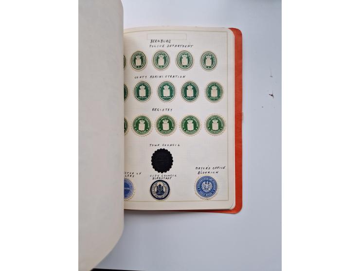 VIGNETTEN: 1896/1960 (ca.), hochinteressanter Bestand mit einigen Tausend Vignetten, Verschluss- und Siegelmarken, später Spe