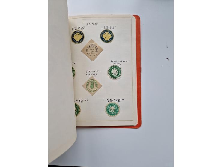 VIGNETTEN: 1896/1960 (ca.), hochinteressanter Bestand mit einigen Tausend Vignetten, Verschluss- und Siegelmarken, später Spe