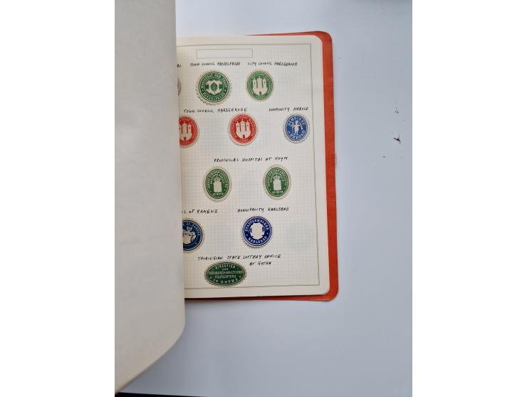 VIGNETTEN: 1896/1960 (ca.), hochinteressanter Bestand mit einigen Tausend Vignetten, Verschluss- und Siegelmarken, später Spe