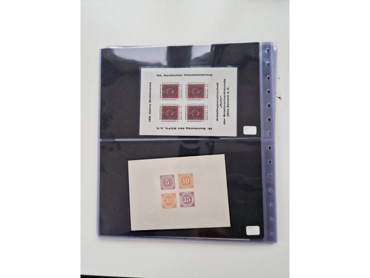 VIGNETTEN: 1896/1960 (ca.), hochinteressanter Bestand mit einigen Tausend Vignetten, Verschluss- und Siegelmarken, später Spe