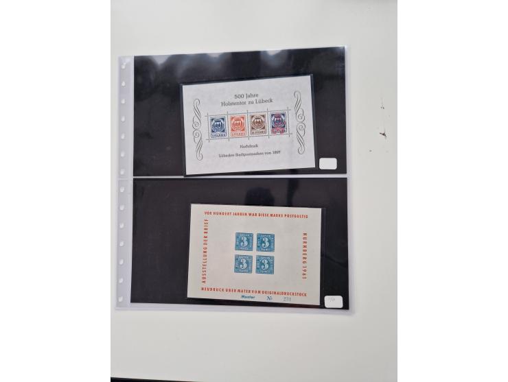 VIGNETTEN: 1896/1960 (ca.), hochinteressanter Bestand mit einigen Tausend Vignetten, Verschluss- und Siegelmarken, später Spe