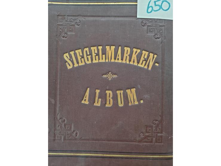 VIGNETTEN: 1896/1960 (ca.), hochinteressanter Bestand mit einigen Tausend Vignetten, Verschluss- und Siegelmarken, später Spe