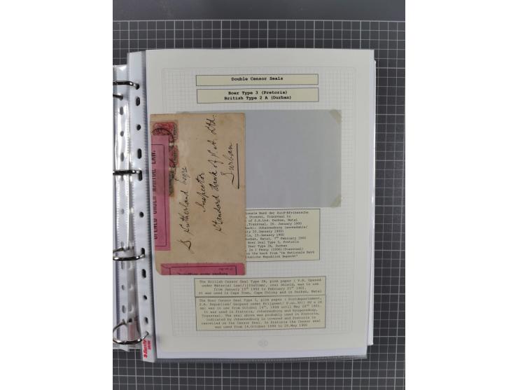 1899/1902, large accumulation of circa 275 covers and cards, offerring an ecclectic choice spanning from the Boer invasion of