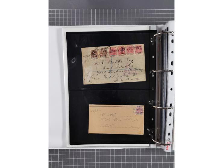 1899/1902, large accumulation of circa 275 covers and cards, offerring an ecclectic choice spanning from the Boer invasion of