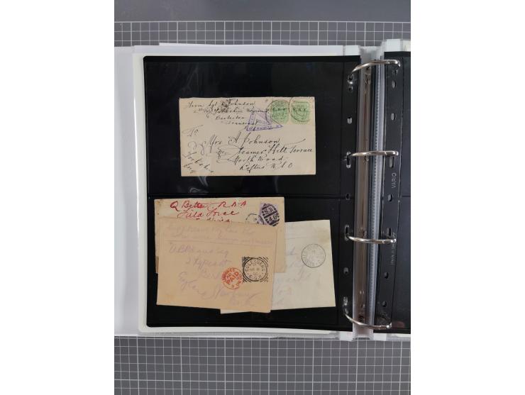 1899/1902, large accumulation of circa 275 covers and cards, offerring an ecclectic choice spanning from the Boer invasion of