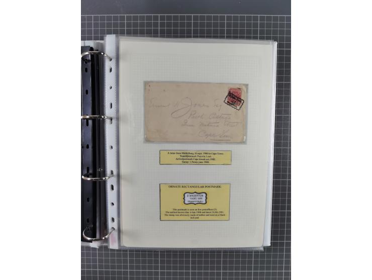 1899/1902, large accumulation of circa 275 covers and cards, offerring an ecclectic choice spanning from the Boer invasion of