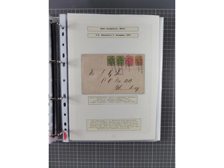 1899/1902, large accumulation of circa 275 covers and cards, offerring an ecclectic choice spanning from the Boer invasion of