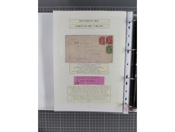 1899/1902, large accumulation of circa 275 covers and cards, offerring an ecclectic choice spanning from the Boer invasion of