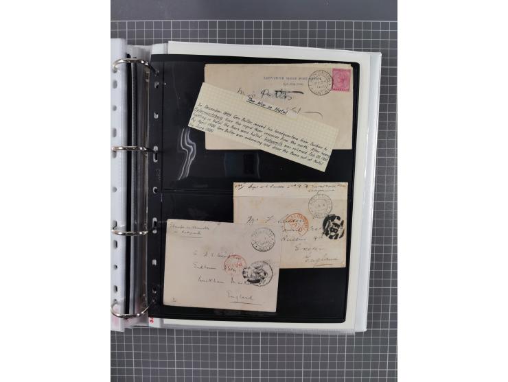 1899/1902, large accumulation of circa 275 covers and cards, offerring an ecclectic choice spanning from the Boer invasion of