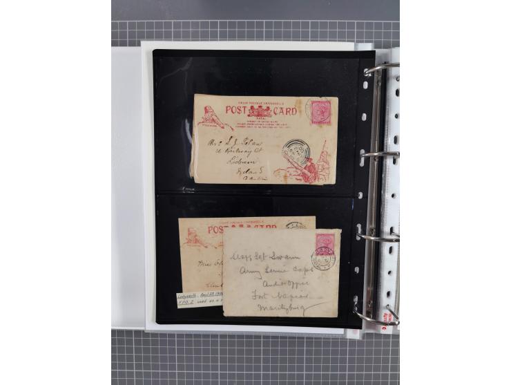 1899/1902, large accumulation of circa 275 covers and cards, offerring an ecclectic choice spanning from the Boer invasion of