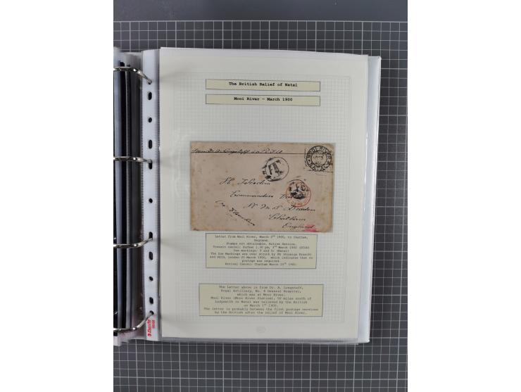 1899/1902, large accumulation of circa 275 covers and cards, offerring an ecclectic choice spanning from the Boer invasion of