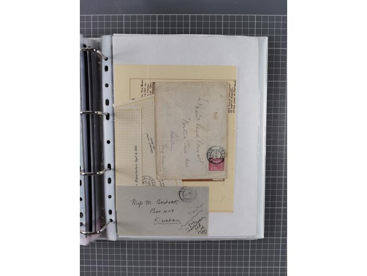 1899/1902, large accumulation of circa 275 covers and cards, offerring an ecclectic choice spanning from the Boer invasion of