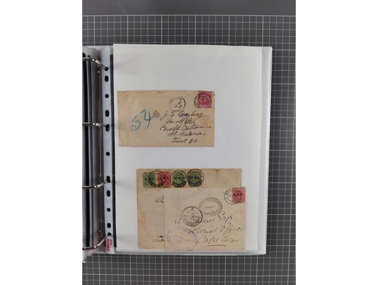 1899/1902, large accumulation of circa 275 covers and cards, offerring an ecclectic choice spanning from the Boer invasion of