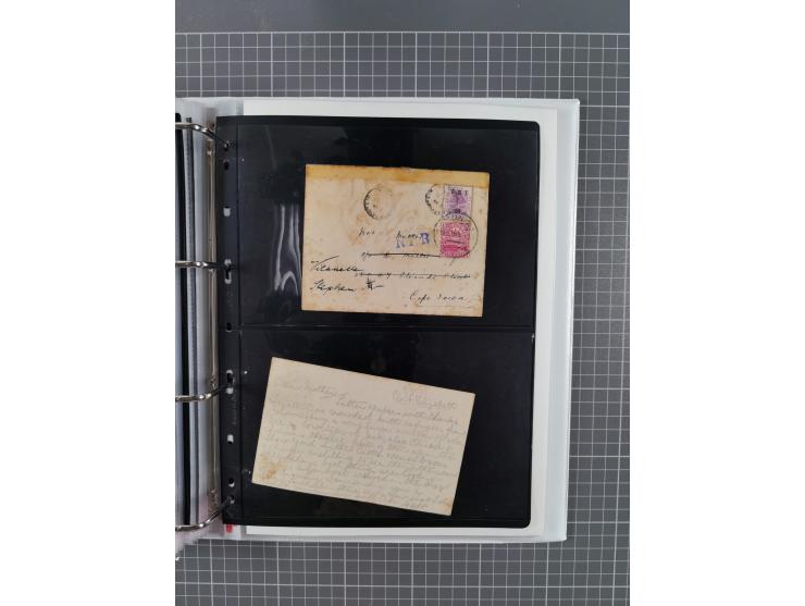 1899/1902, large accumulation of circa 275 covers and cards, offerring an ecclectic choice spanning from the Boer invasion of
