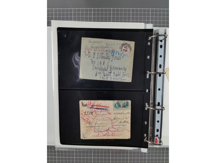 1899/1902, large accumulation of circa 275 covers and cards, offerring an ecclectic choice spanning from the Boer invasion of