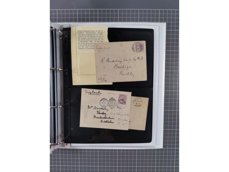 1899/1902, large accumulation of circa 275 covers and cards, offerring an ecclectic choice spanning from the Boer invasion of