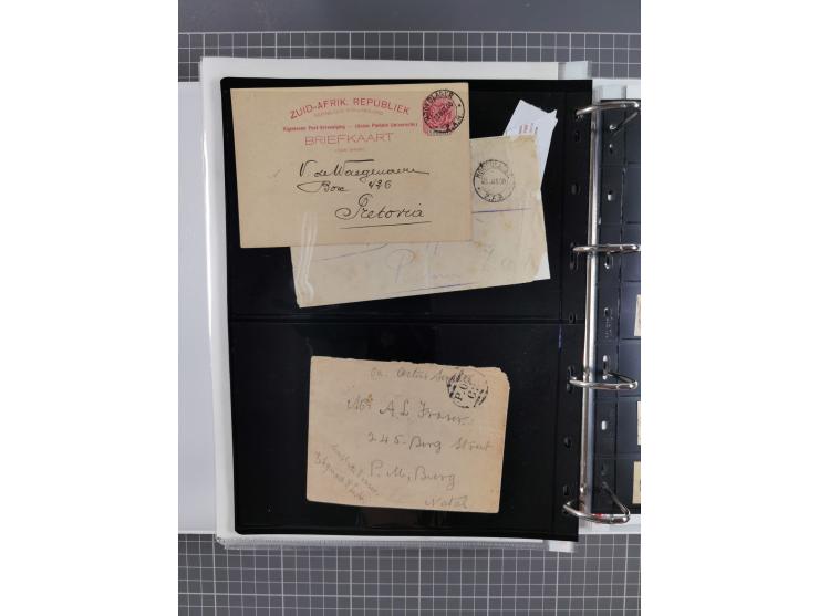 1899/1902, large accumulation of circa 275 covers and cards, offerring an ecclectic choice spanning from the Boer invasion of