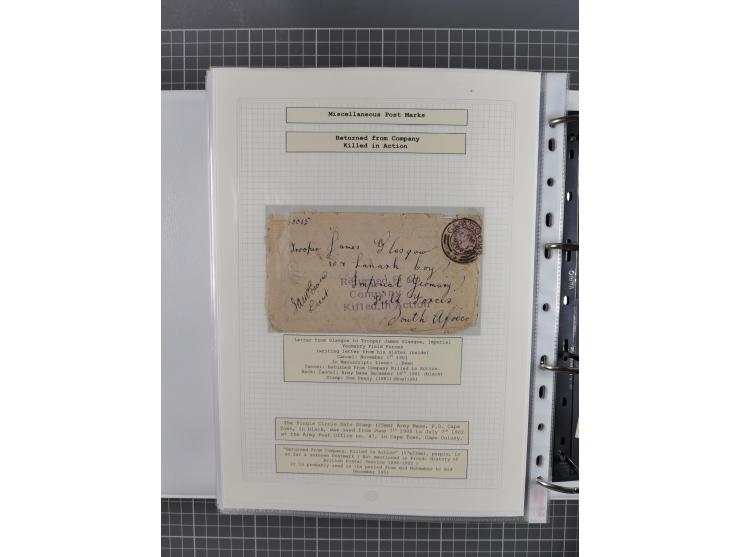 1899/1902, large accumulation of circa 275 covers and cards, offerring an ecclectic choice spanning from the Boer invasion of
