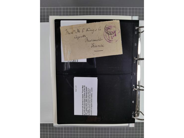 1899/1902, large accumulation of circa 275 covers and cards, offerring an ecclectic choice spanning from the Boer invasion of