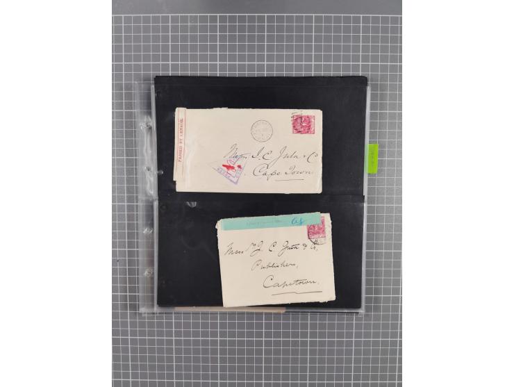 1899/1902, large accumulation of circa 275 covers and cards, offerring an ecclectic choice spanning from the Boer invasion of