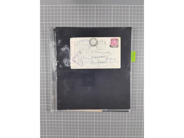 1899/1902, large accumulation of circa 275 covers and cards, offerring an ecclectic choice spanning from the Boer invasion of