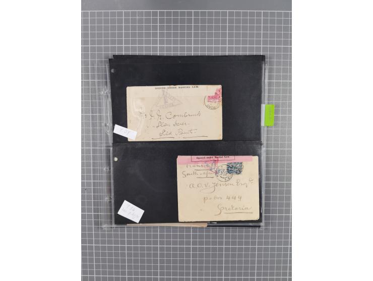 1899/1902, large accumulation of circa 275 covers and cards, offerring an ecclectic choice spanning from the Boer invasion of
