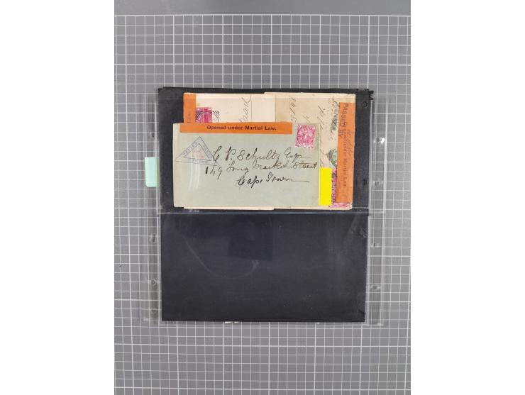 1899/1902, large accumulation of circa 275 covers and cards, offerring an ecclectic choice spanning from the Boer invasion of