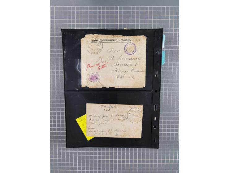 1899/1902, large accumulation of circa 275 covers and cards, offerring an ecclectic choice spanning from the Boer invasion of