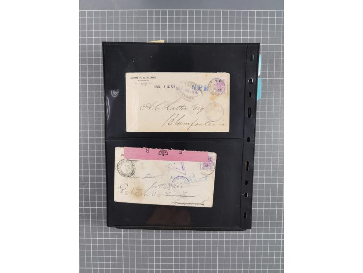 1899/1902, large accumulation of circa 275 covers and cards, offerring an ecclectic choice spanning from the Boer invasion of