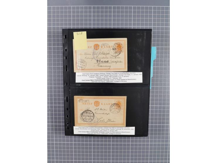1899/1902, large accumulation of circa 275 covers and cards, offerring an ecclectic choice spanning from the Boer invasion of